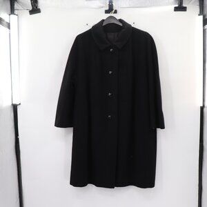 Vintage Regency Cashmere Black Long Coat